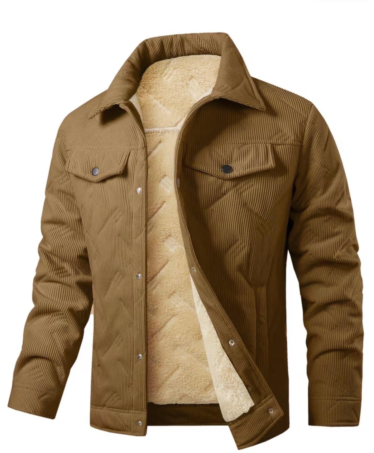 Nouveau manteau épais en velours — photo 1