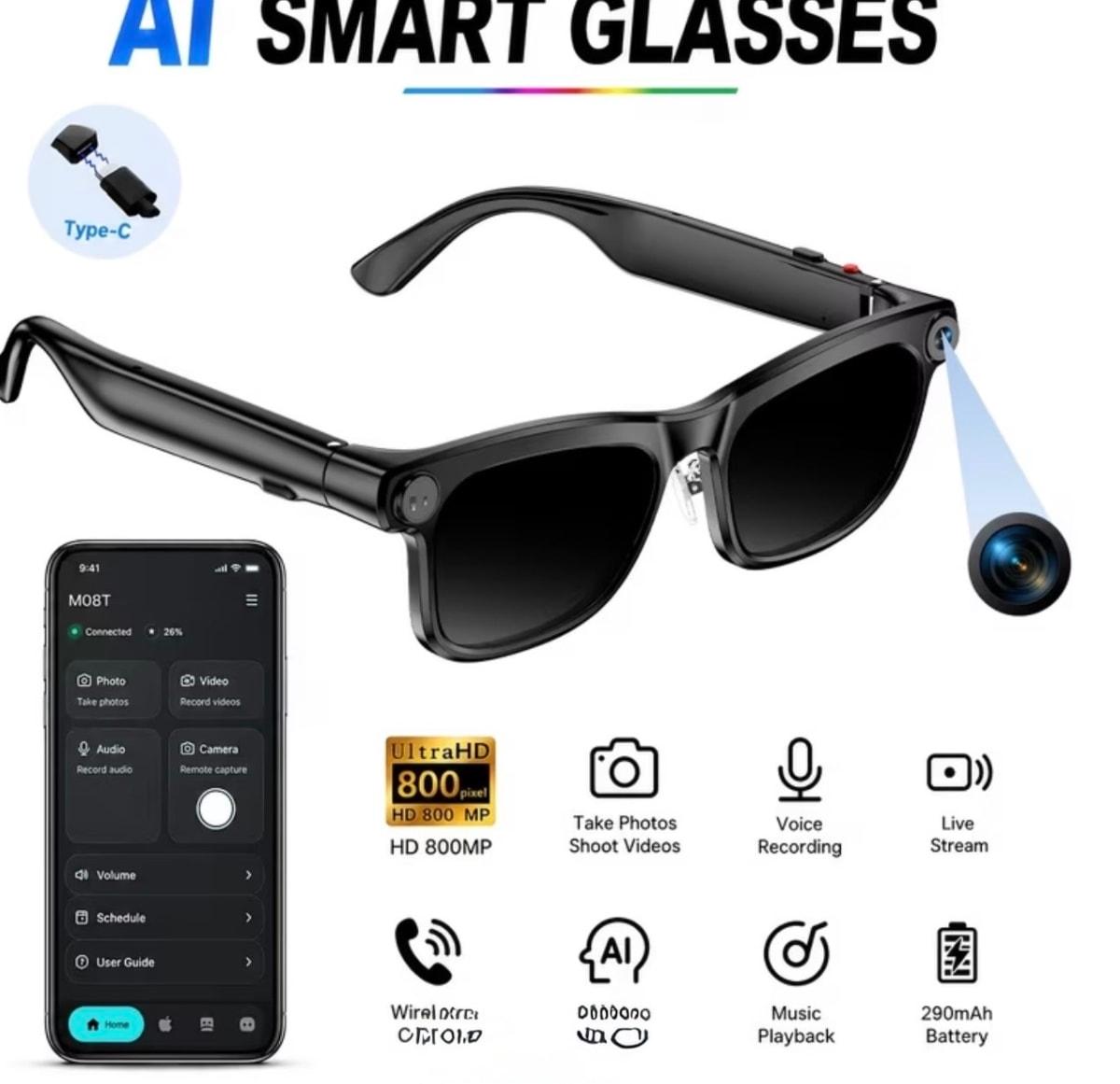 Lunettes intelligentes IA (avec caméra) — photo 1