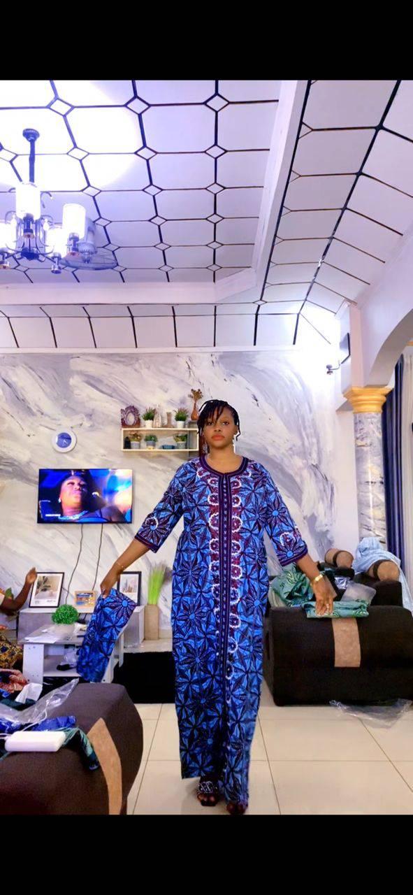 Les robes wax avec broderie marocaine