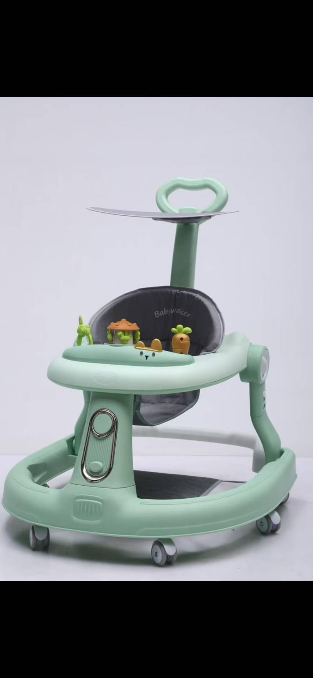 Bébé-walker Babiwalker vert menthe avec plateau-jeux — photo 1