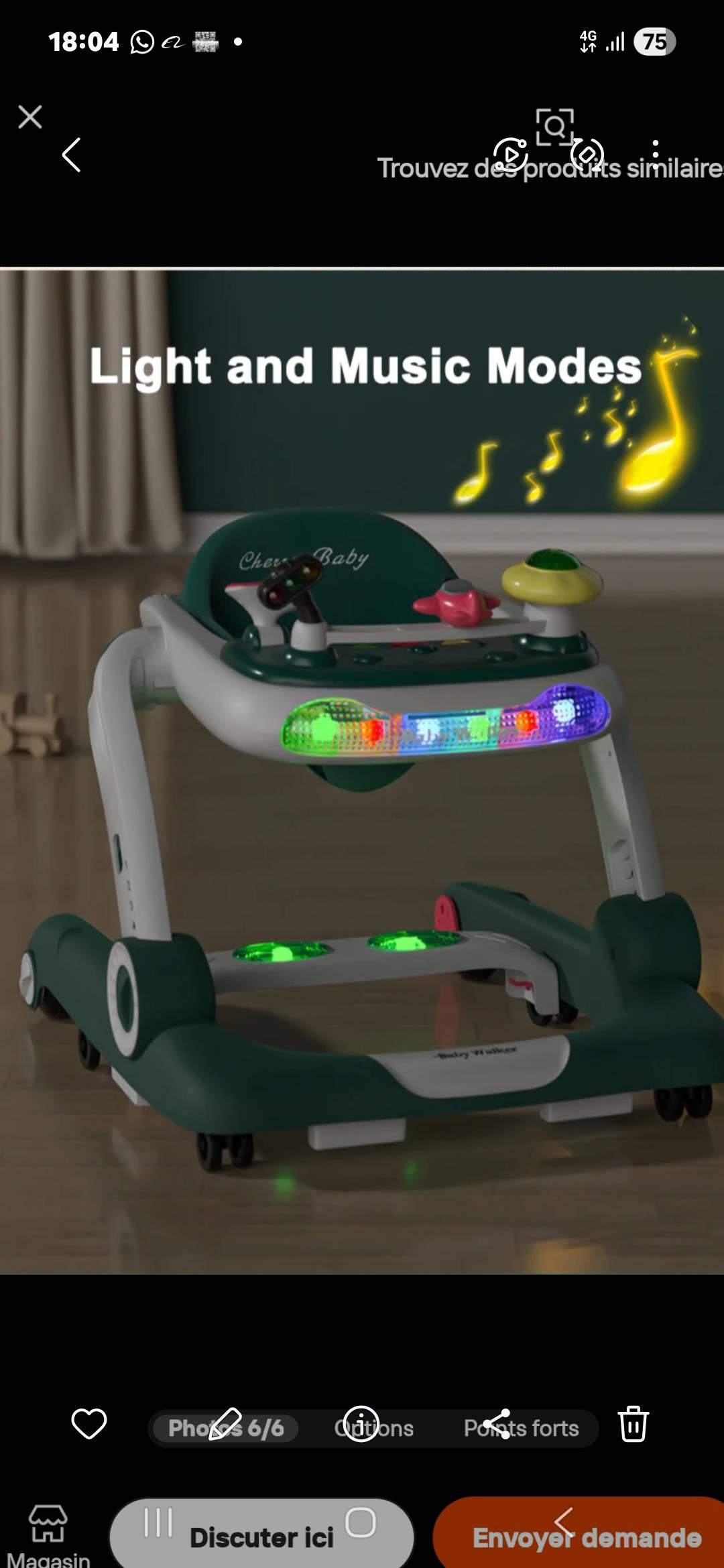 Lando bébé avec jeu lumineux et musical — photo 1