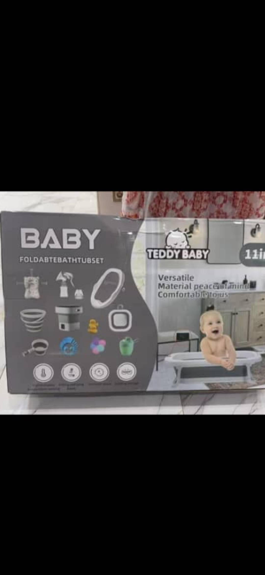 Set baignoire pliable bébé Teddy Baby 11 pièces — photo 1